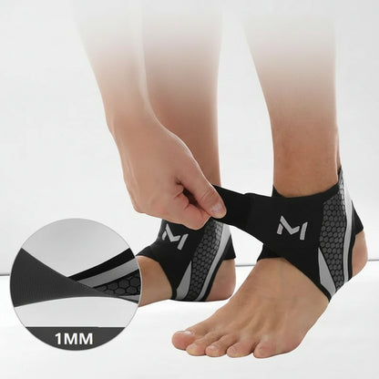Ultimate Ankle Support: 1-2PCS Bandage Protector for Pain Relief, Plantar Fasciitis, and Soccer Compression