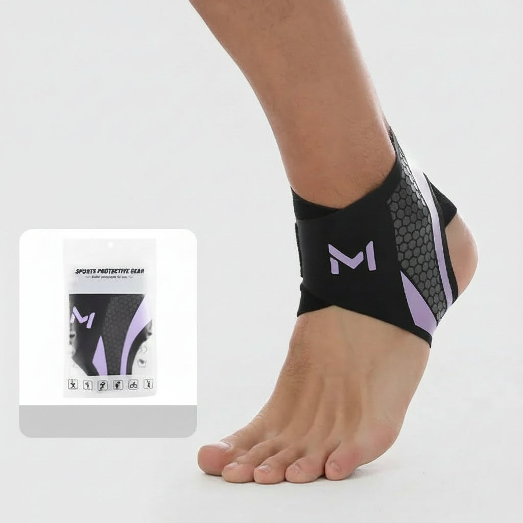 Ultimate Ankle Support: 1-2PCS Bandage Protector for Pain Relief, Plantar Fasciitis, and Soccer Compression